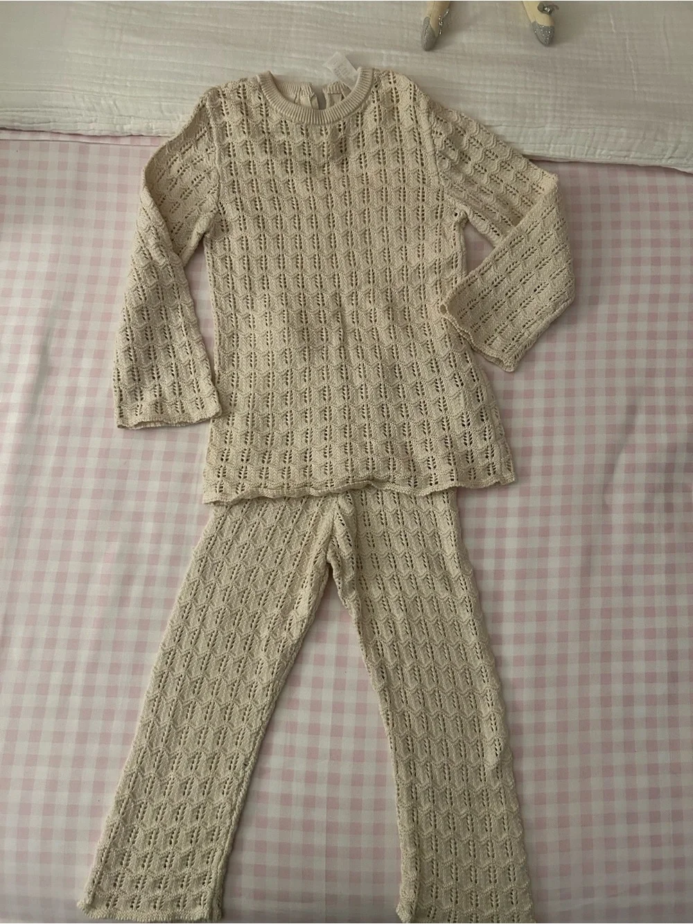 H&M Cream Knit Set